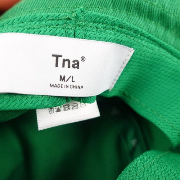 ARITZIA Hat Adult Medium‎ TNA Bucket Cotton Sun Cap Green Casual Summer - Picture 4 of 9